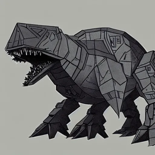 Image similar to a fusion between the tarrasque and an AT-AT, flat grey color, completely metal, imperial symbol, walking across ice planet, firing laser, concept art