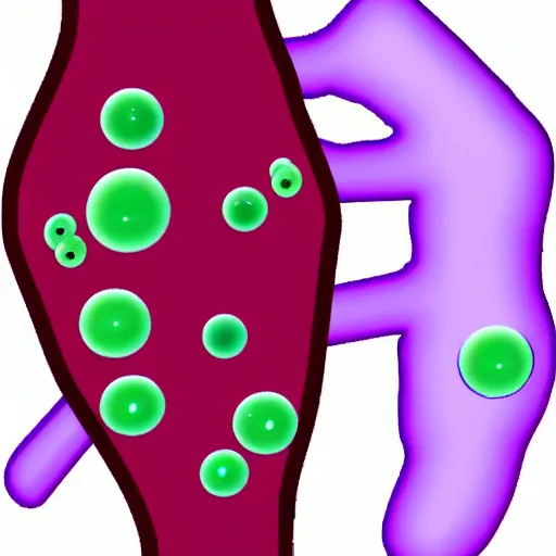 Image similar to Cartoon of a bacterium