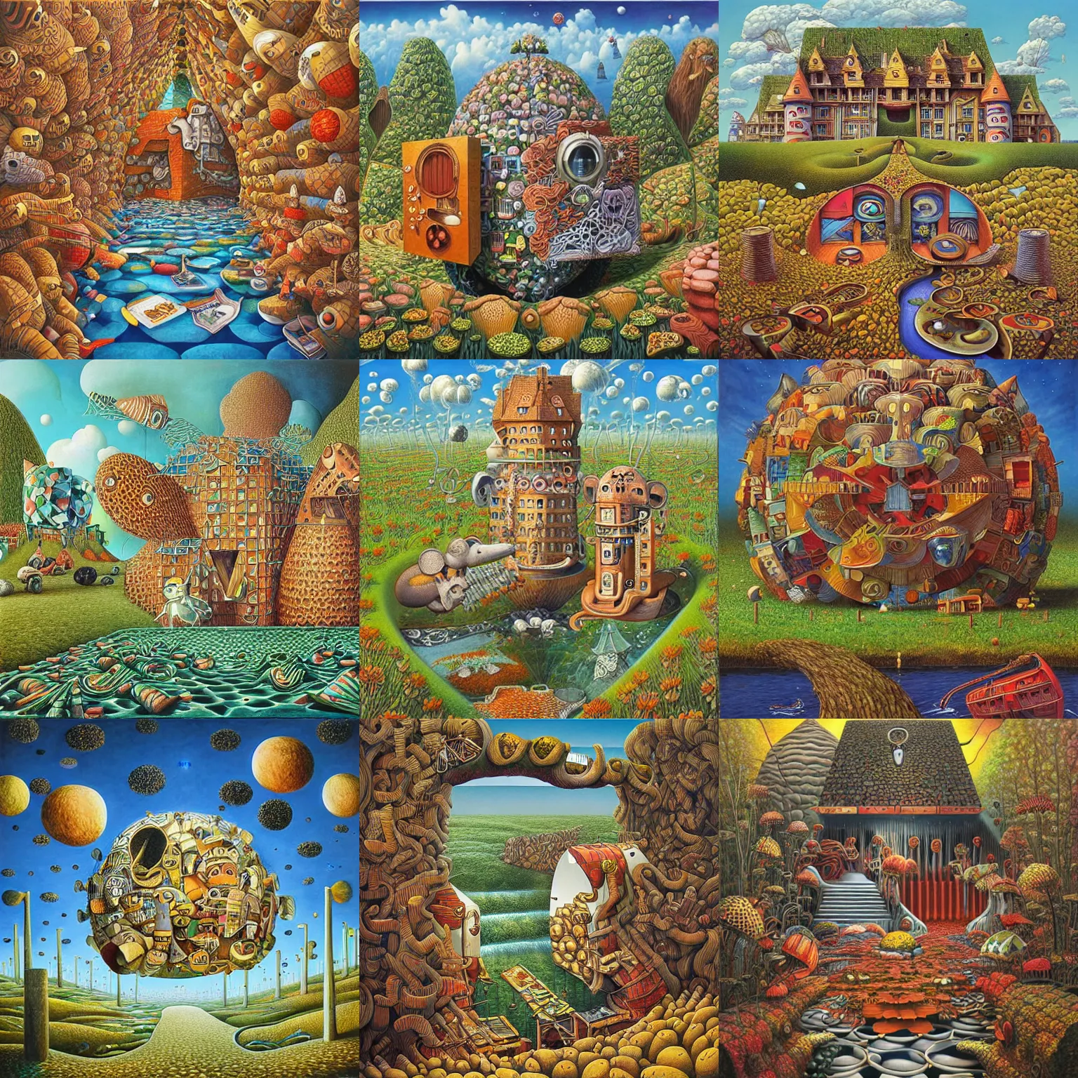 Prompt: artwork by jacek yerka