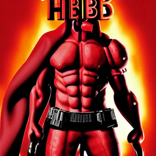 Image similar to twizzlers!!!! hellboy, movie poster, high detail