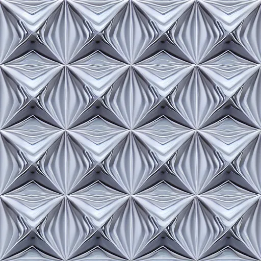 Image similar to origami abstract pattern in white paper, 3 d render, ultra detailed, on white background, studio shot