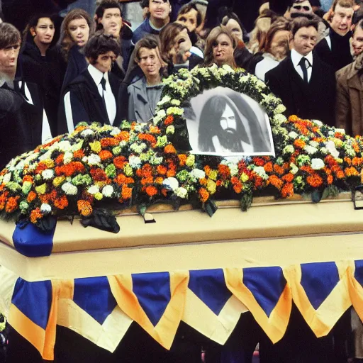 Image similar to john lennons funeral