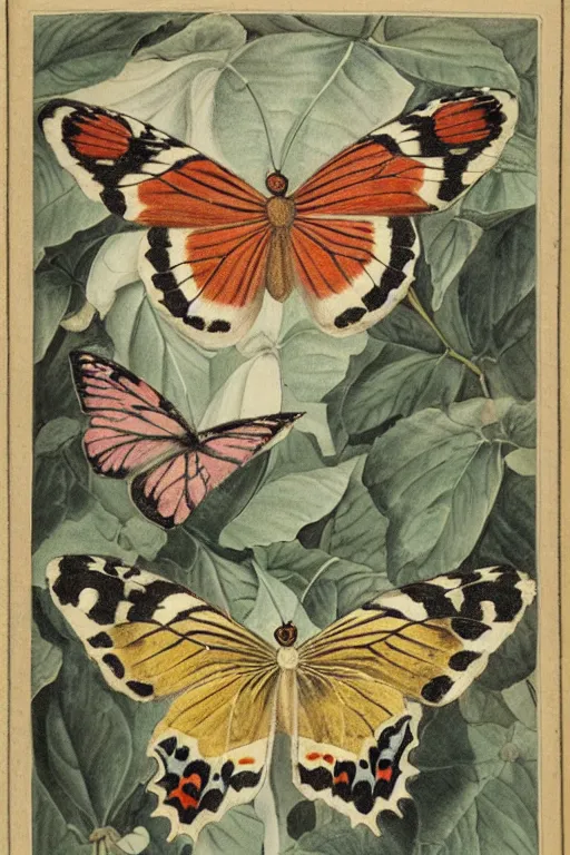 Prompt: butterfly, by maria sibylla merian