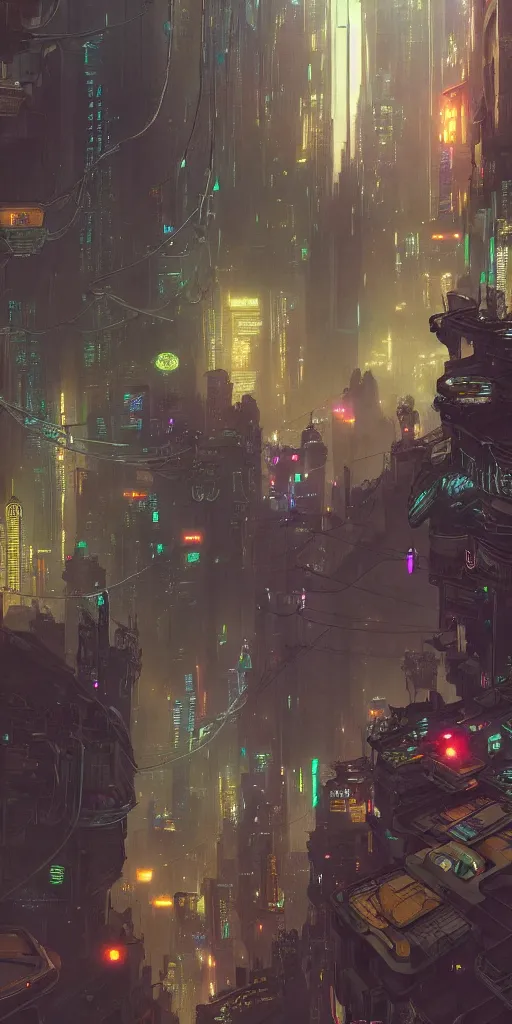 Prompt: ultra detailed, photorealistic cyberpunk city with characters, poster, sci fi, cybernetic, wires, robotics, by alfons maria mucha, dark, high detailed, 4 k, hd, high quality