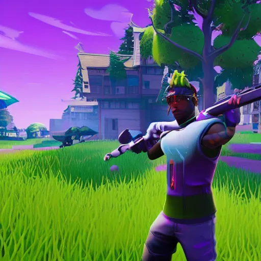 Image similar to Juice WRLD in Fortnite very detailed 4K quality super realistic