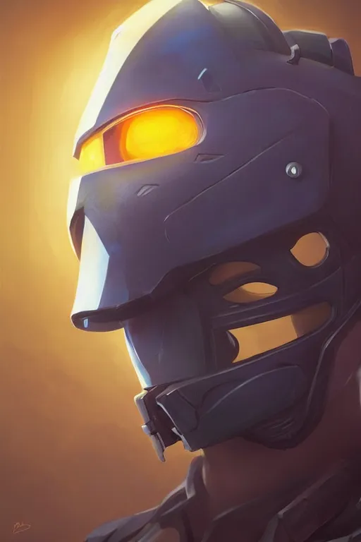 Image similar to epic mask helmet robot ninja portrait stylized as fornite style game design fanart by concept artist gervasio canda, behance hd by jesper ejsing, by rhads, makoto shinkai and lois van baarle, ilya kuvshinov, rossdraws global illumination radiating a glowing aura global illumination ray tracing hdr render in unreal engine 5