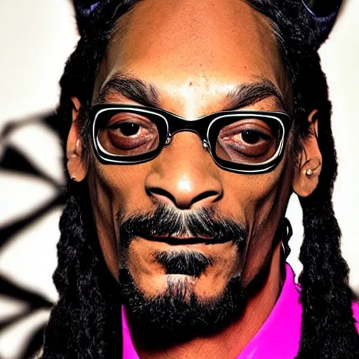 Prompt: snoop dogg with cat ears