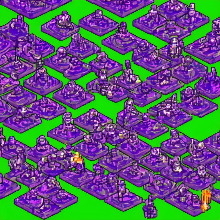 Image similar to electric void worshippers gathering in windows 9 8 game style, 1 6 bit