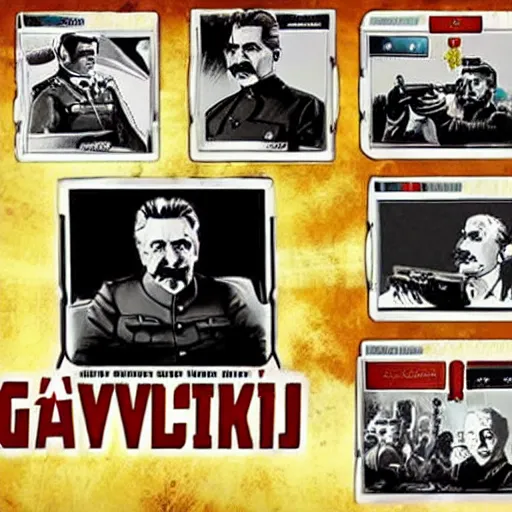 Image similar to stalin plays videogame