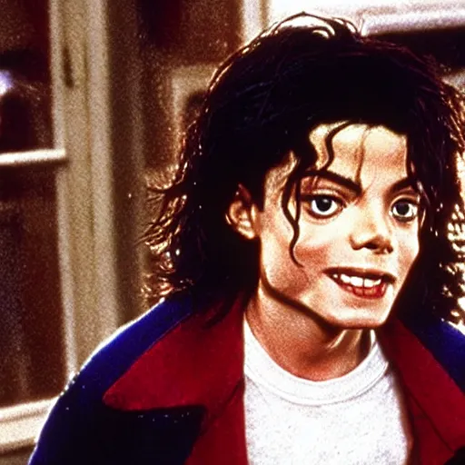 Prompt: michael jackson starring in home alone 2