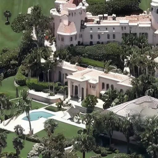 Prompt: mar lago fbi raid in lefo