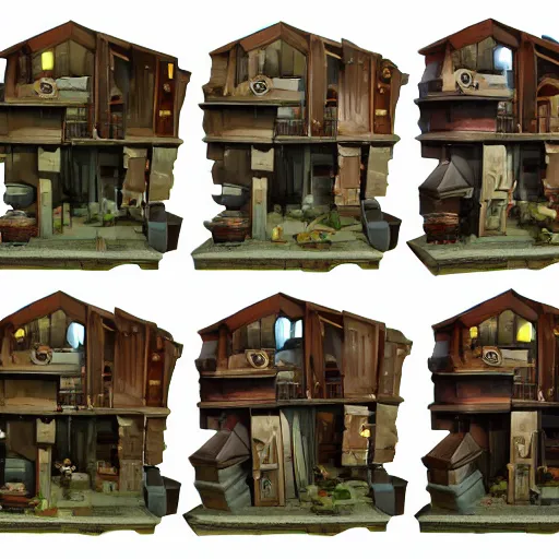 Image similar to sea of thieves architecture miniatures