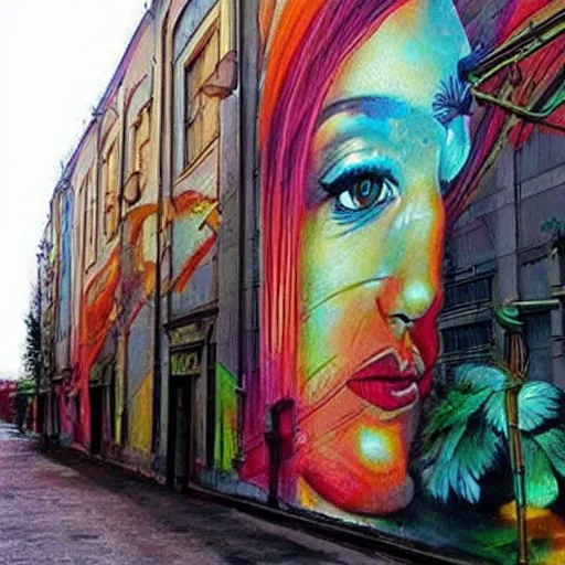 Image similar to beatiful street art in hohloma style, russian hohloma, nice photo