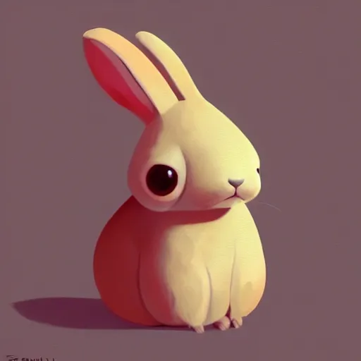 Prompt: goro fujita portrait a cute bunny by goro fujita, ilustration, concept art, sharp focus, highly detailed, artstation