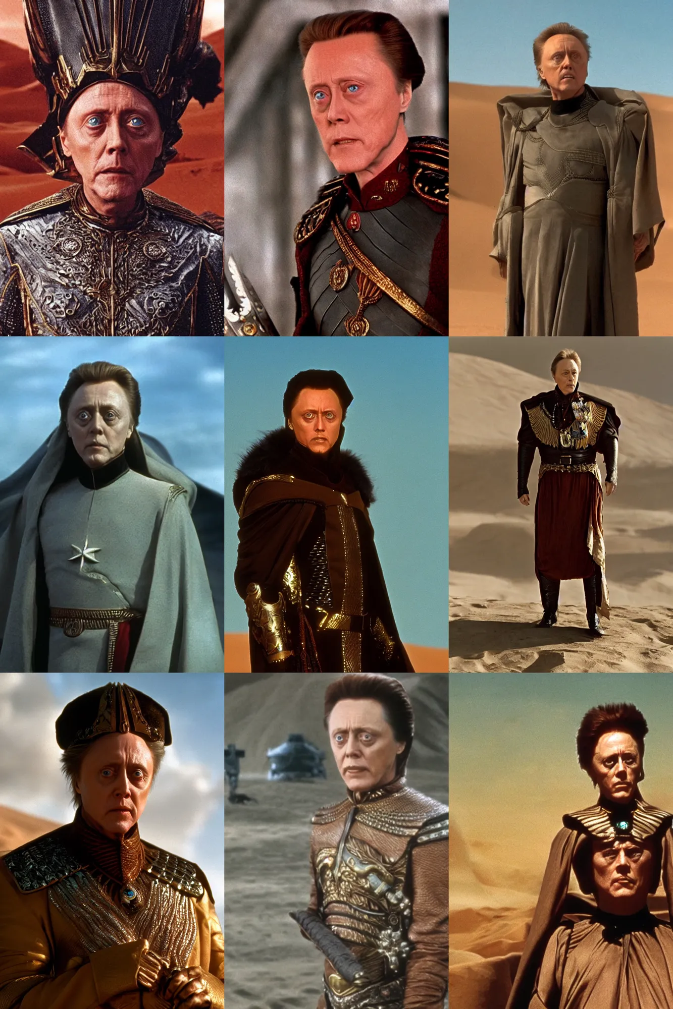 Prompt: christopher walken as emperor shaddam iv in dune, 4 k, hd