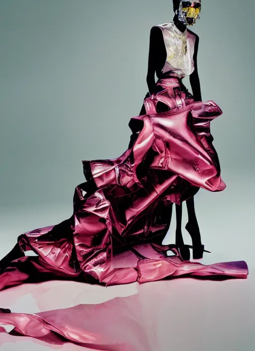 Image similar to Balenciaga photoshoot 2049 by nick knight