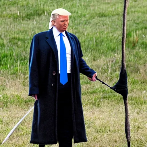 Prompt: donald trump as legolas