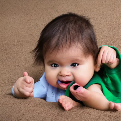 Prompt: taking money from a baby