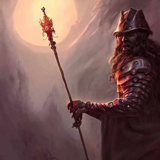 Prompt: fantasy dark wizzard holding a magic staff, high detail, digital art, beautiful , concept art,fantasy art, 4k