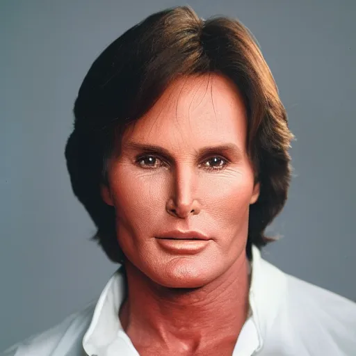 Prompt: bruce jenner, feminine, beautiful, photography, 4 5 mm lens,