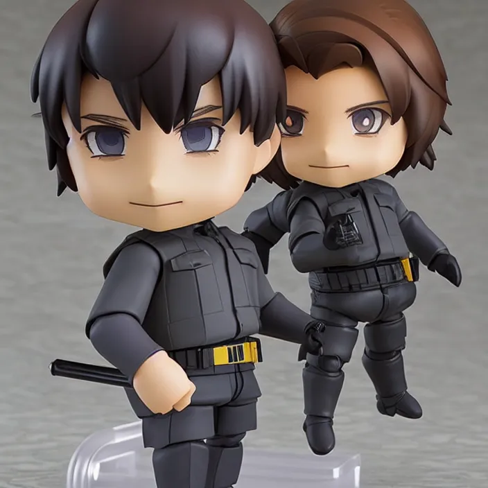 Prompt: christian bale, an anime nendoroid of christian bale, figurine, detailed product photo