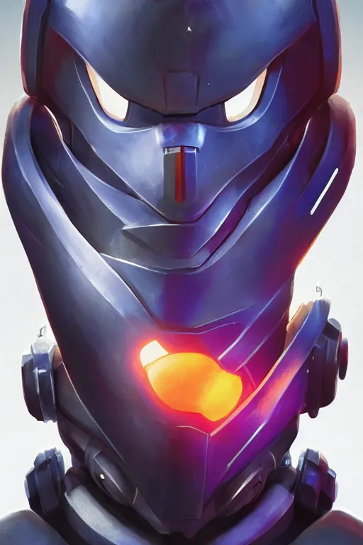 Image similar to epic mask helmet robot ninja portrait stylized as fornite style game design fanart by concept artist gervasio canda, behance hd by jesper ejsing, by rhads, makoto shinkai and lois van baarle, ilya kuvshinov, rossdraws global illumination radiating a glowing aura global illumination ray tracing hdr render in unreal engine 5