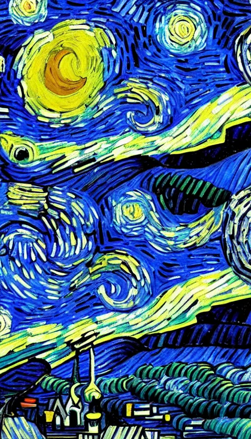 Prompt: A painting of Lady gaga in the style of Vincent van Gogh, starry night, blue yellow. perfectly-centered-painting of Lady Gaga, film still, dynamic action pose, insane detail, intricate, highly detailed, Zeiss Lens, DSLR photography, smooth, sharp focus, 8K