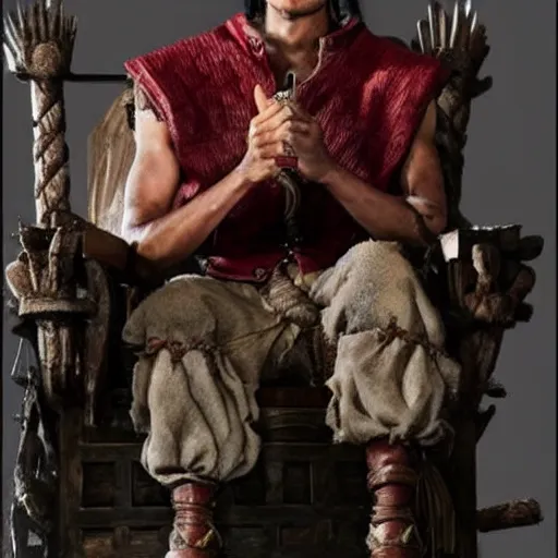 Image similar to luffy in game of thrones