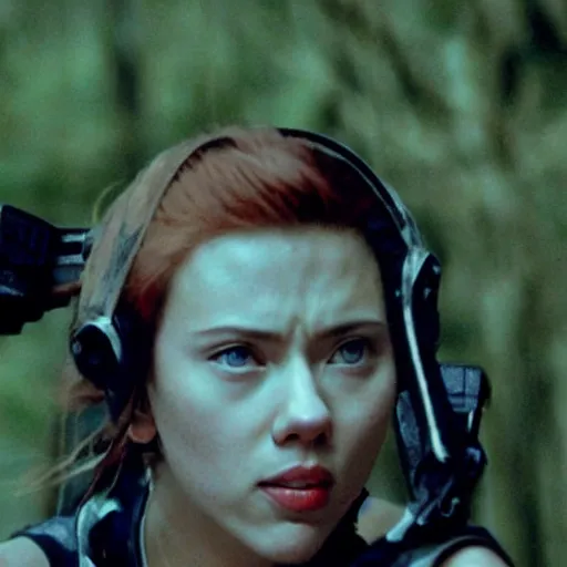 Image similar to a still of Scarlett Johansson in Battle Royale (2000)