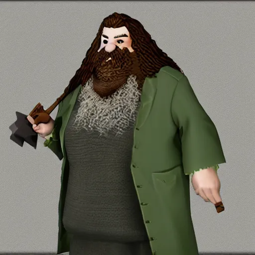 Prompt: ps 1 hagrid