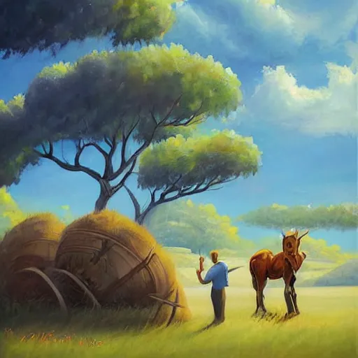 Image similar to a beautiful painting representative of the art style of rhads