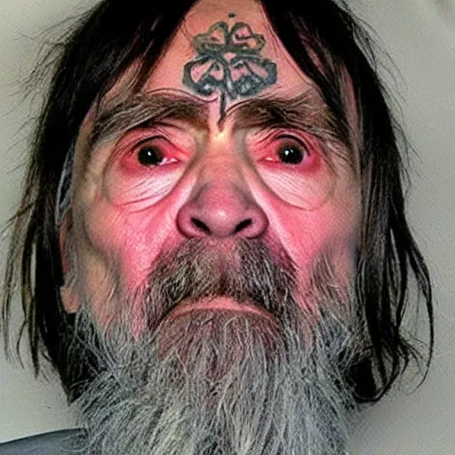 Image similar to “charles manson”