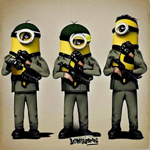 Image similar to “minions part of the Taliban”