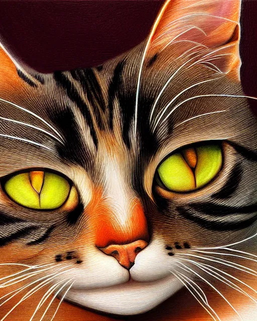 Image similar to cat logo, elegant, highly detailed, digital painting, masterpiece.