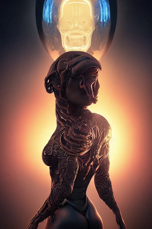 Image similar to the eternal damnation, photo, portrait, 3d, high details, intricate details, by vincent di fate, artgerm julie bell beeple, 90s, Smooth gradients, octane render, 8k, High contrast, duo tone, depth of field, very coherent symmetrical artwork