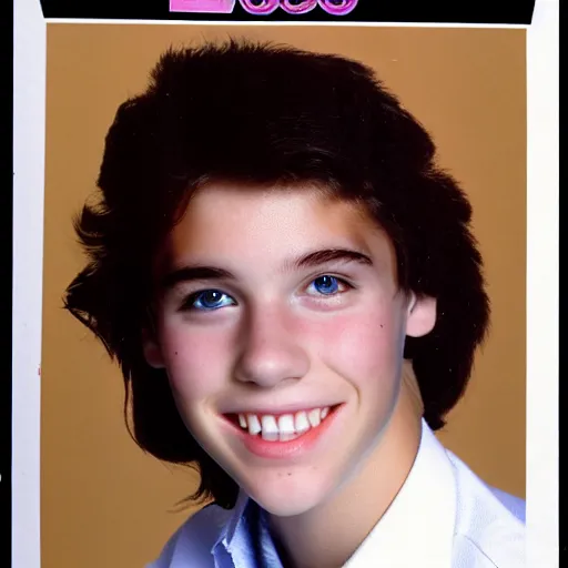 Image similar to 1985 high school year book headshot photos