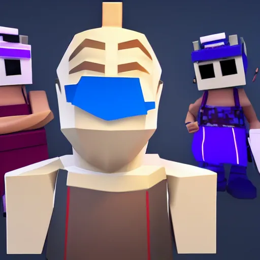 Image similar to mizkif as a roblox character