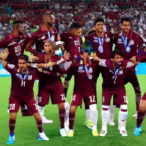 Prompt: qatar world cup winner