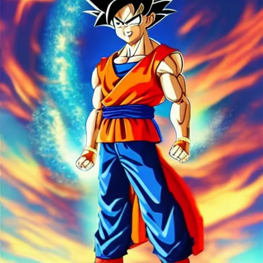 Prompt: son goku if he was a real person, realistic, studio photo