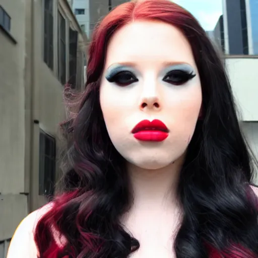 Prompt: Youtuber Blaire White as Marvel's Black Widow