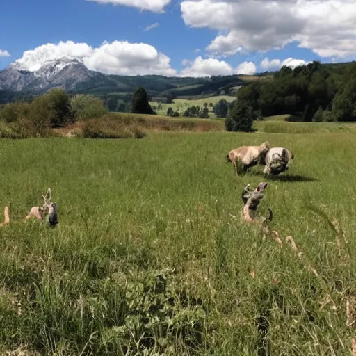 Prompt: chasse a la galinette cendree