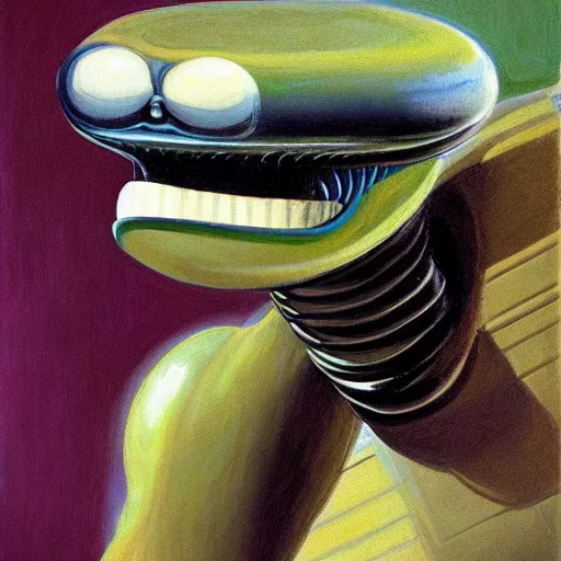 Image similar to alien by wayne thiebaud