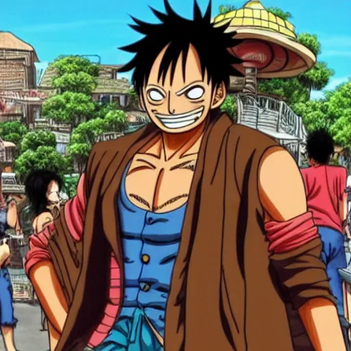 Prompt: luffy square