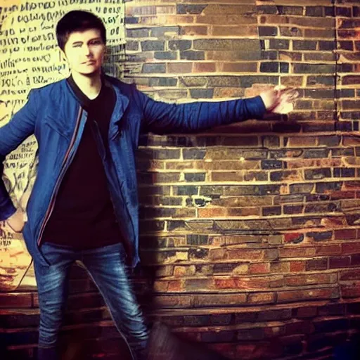 Prompt: durov from vkontakte comebacks wall