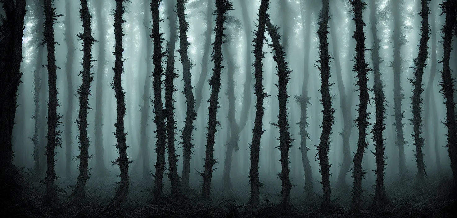 Image similar to dark forest by hodas filip