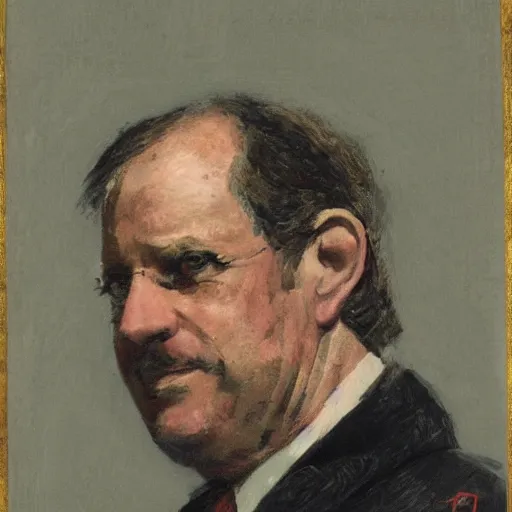 Prompt: portrait of james gurney in the style of james gurney