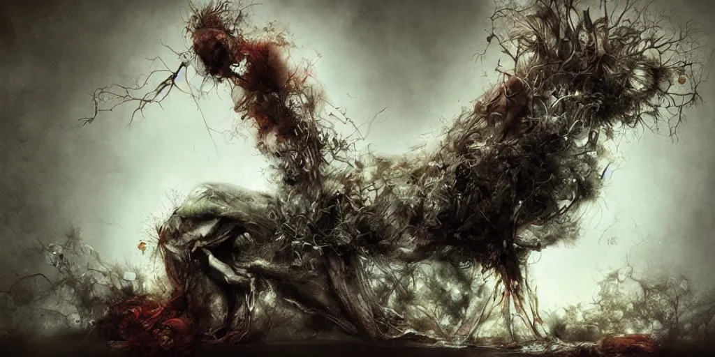 Image similar to The end of an organism, by ryohei hase