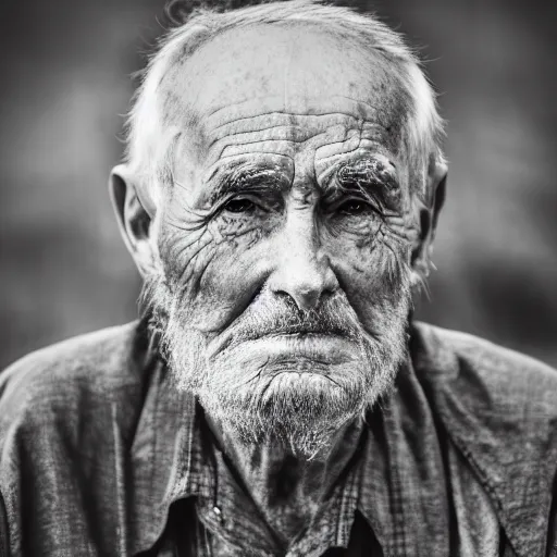 Prompt: portrait of an (old) man, 4k photo