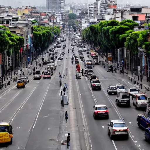 Prompt: mexico city streets