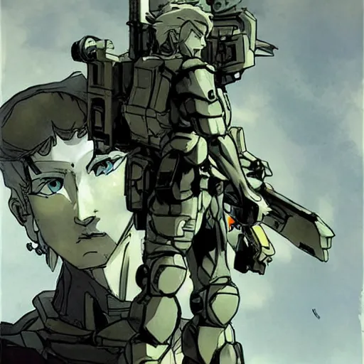 Image similar to bastion 2011, art by Yoji Shinkawa